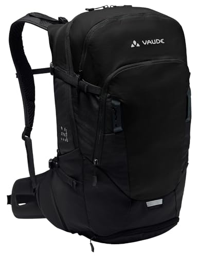 VAUDE Fahrradrucksack Bike Alpin 25+5 in schwarz, Rucksack Fahrrad...
