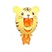 Produktbild BigNoseDeer Baby-Zahnbürste-Spender, scherzt Hände frei Zahnpasta-Spender Kinder automatisches Karikatur-nettes Tier-Zahnpasta-Squeezer-gutes Geschenk (Tiger)
