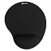 Innovera Mouse Pad with Gel Wrist Pad, Nonskid Base, 10-3/8 x 8-7/8 Inches, Black (50448)