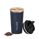 KKSMETIS Termos para Cafe,510ml Frascos Térmicos para Bebida,Los Termos,Termo de Acero Inoxidable,Termo Cafe al Vacío...