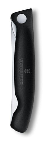 Victorinox Faltbares Picknickmesser mit Wellenschliff, 11 cm, Schwarz – Ansicht 5