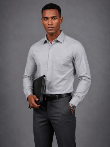 Image of Appel Touch Men's Cotton Blend Formal Shirt Full Sleeves