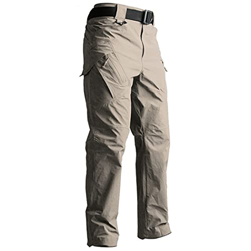 Pantalon cargo militaire homme L kaki tactique séchage rapide