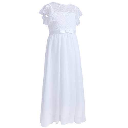 Glamulice Flower Girl Bohemian Dress Ruffle Chiffon Wedding Bridesmaid Holiday Beach Dresses2