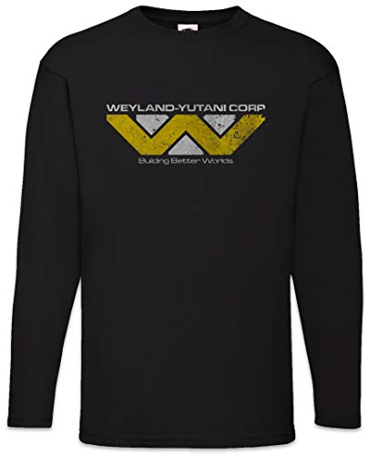 Urban Backwoods Weyland Yutani Corp Men Long Sleeve T-Shirt Black Size L