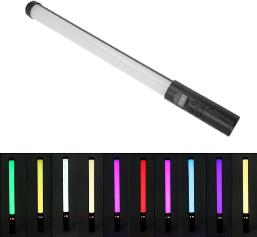 Image of Smars RGB Led Photography Light Stick Handheld Video Light Wand High Brightness 2000LM 1 /4in Adjustable Color dimming with Remote Control for Outdoor Photography