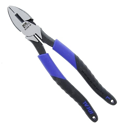 Alicates linesman IDEAL 30-3450 acero forjado de 9-1/2 pulgadas de alta durabilidad