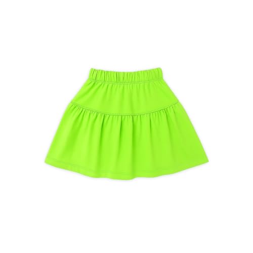 Image of Kidbea Baby Girl Bunny Print Cotton T-Shirt with Green Skirt Set | Cute & Comfy Casual Wear for Infant & Kids (Pink, 18-24 Months)