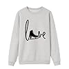 Generisch 2026 Printed Crew Neck Long Sleeve Hoodie, gray, M #1