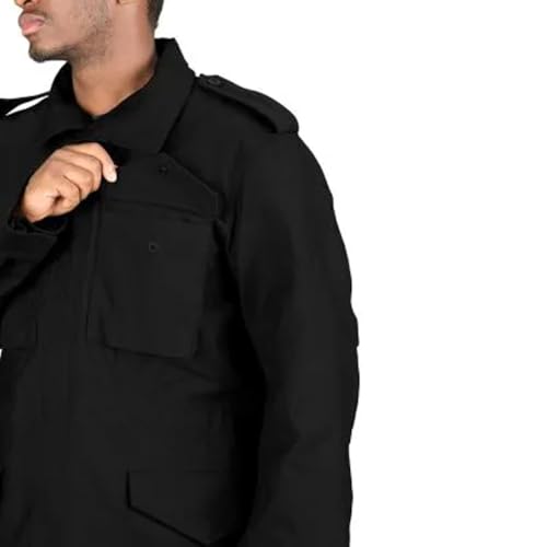 Propper Men's M65 Field Coat, Black, Large Long3