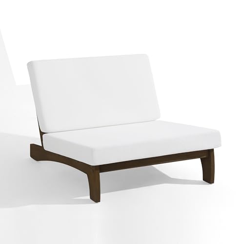 Image of Pia Ricoo 1-Piece Patio Furniture Set, Outdoor Loveseat with 4.5-Inch Thick Cushions, All-Weather Outdoor Sofa for Backyard, Deck, Lawn - Beige