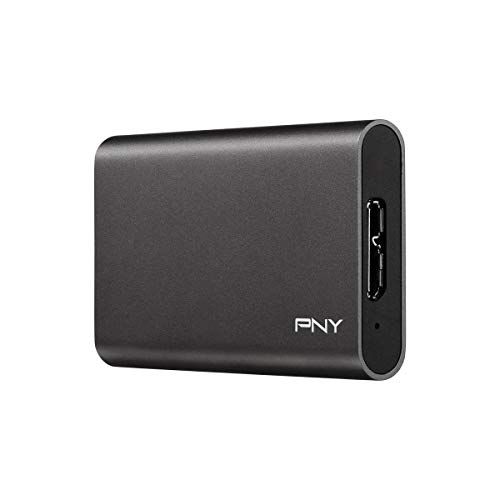 PNY CS1050 Elite 240GB Externe SSD USB 3.1, Lesegeschwindigkeit bis zu 430 MB/s