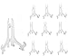 Produktbild PDFans Aufsteller/Staffeleien aus Kunststoff für Teller, Bilderrahmen - Transparente Halter, 1 Set/10 Stück, plastik, farblos, 12,7 cm