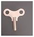 Grandfather Clock Winding Key Steel Pendulum Clock Winding Key 4.4mm Grandfather Winder Winged Type Tool