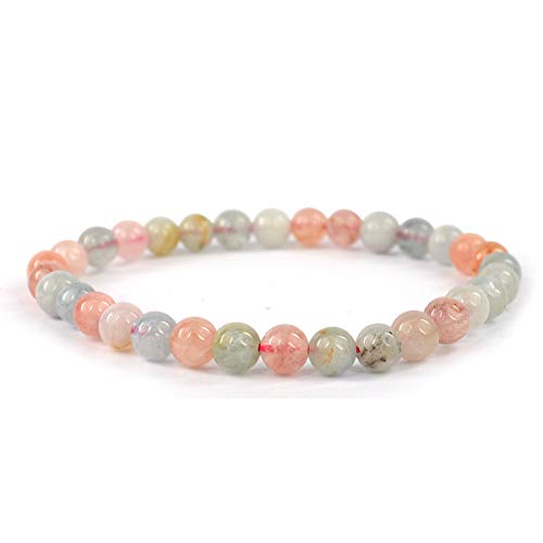 Image of Reiki Crystal Products Natural Crystal Stone Bracelet 6 mm Round Beads for Men & Women | Gemstone Jewellery Bracelet | Reiki Charged | Multiple Stone Variants Available