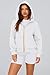 PRETTYGARDEN Hoodies for Women Sweatshirt Zip Up Hoodie Fall Fashion 2026 Trendy Long Sleeve Jackets Winter Clothing Outfits (White,Large)