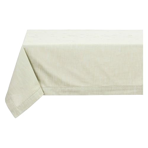 Nappe verte coton 160x200 THUN linge de table rectangulaire salle à manger