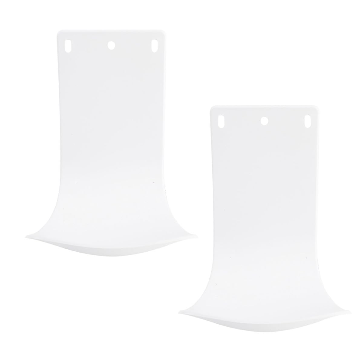 Soportes para dispensadores de jabón HOMSFOU en ABS con bandeja antigoteo pack de 2 unidades