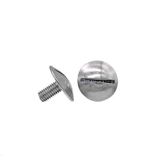 20pcs/lot M2 M2.5 M3 M4 M5 M6 GB947 Stainless Steel 304 Material Extra Large Flat Head Slotted Screw