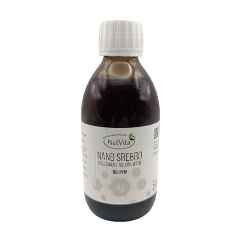Argent colloïdal 100ppm nanoparticules de haute pureté 20-40nm