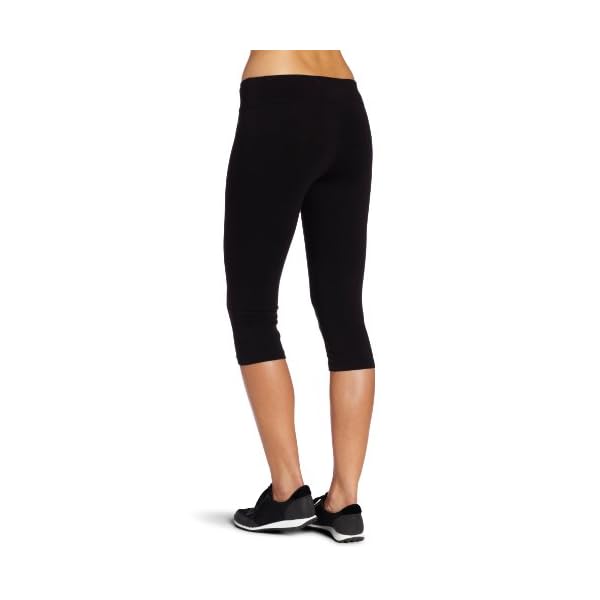 Spalding Women's Essential Capri Legging, Black, Small