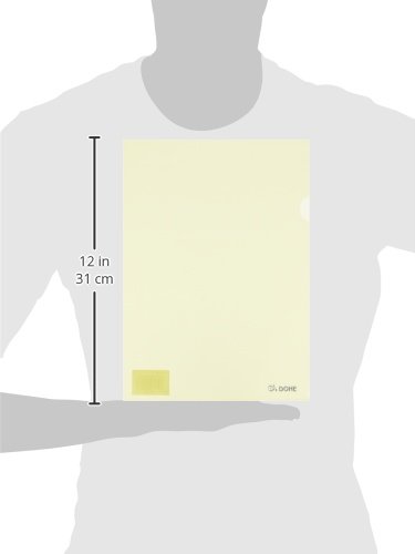 Dohe 90423 - Polypropylene Index File, A4, Yellow - Image 2