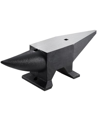 VEVOR Cast Iron Anvil 86 Lb Single Horn with Stable Base