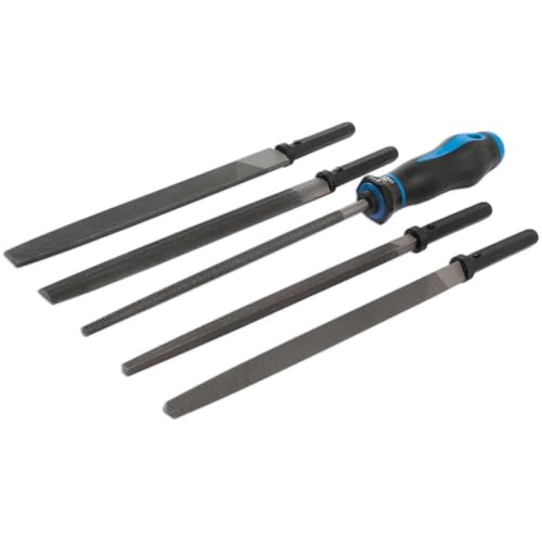 Limes interchangeables Laser 7025 File Set 5pc pour restaurer les filetages