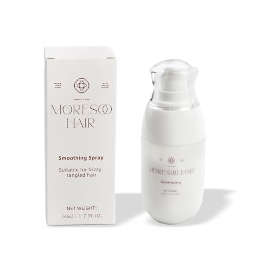 Image of Moresoo Smoothing Spray Suitable for All Hair Types Detangling Spray Conditioning Sprays and Detanglers 1.7 Fl Oz 50ml Softener for Easy Combing and Styling Adds Luster Ideal for Salon and Home Use