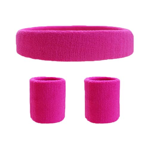 Image of v28 Neon Leg Warmers Set for women Headband Sweatbands Wristbands 80s 90s Pink Running Fanny 80's Plus Size Costumes Pack