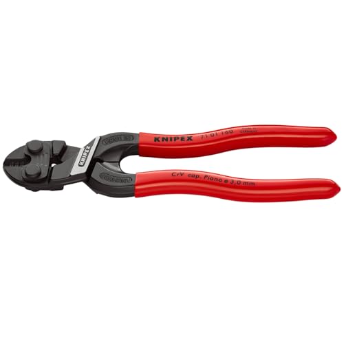KNIPEX Tools - CoBolt S, Compact Bolt Cutter (7101160), 6-In...