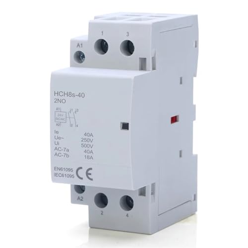 Contacteur CC double pôle 63A 2NO avec bobine basse tension DC 24V