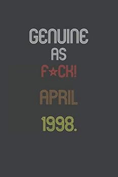 Paperback GENUINE As F*ck APRIL 1998. Notebook. Book