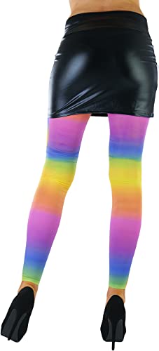 Image of ToBeInStyle Women's Slashed Ripped Shredded Distressed Hosiery Tights Leggings Music Festival
