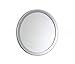 Produktbild DEUSENFELD KM10C - Kosmetikspiegel Schminkspiegel zum Kleben, Klebespiegel, selbstklebend, magnetisch abnehmbar, ø 15cm, 10x Vergrößerung, verchromt