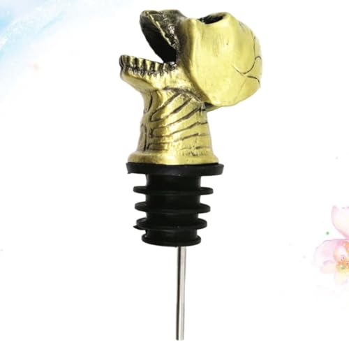 Vertedor antigoteo para botellas con diseño de calavera SHINEOFI 5