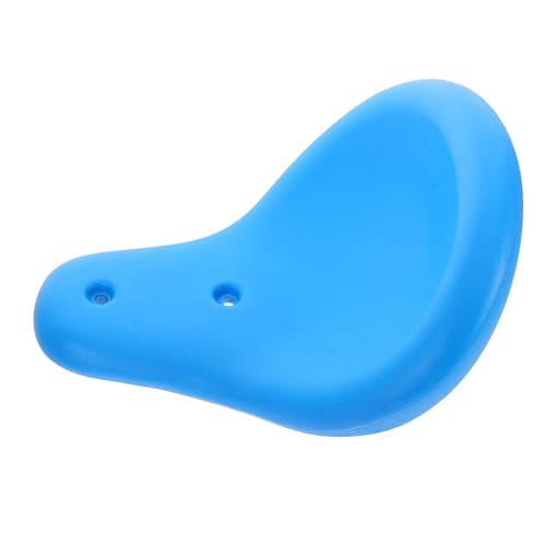 Hemoton Outdoor Playground Equipment Plastic Seesaw Seat Replacement for Kids Parks Community Areas, Yellow, 13.77 X 10.62 X 7.08 Inch, Comfortable and Easy to Install (Blue)