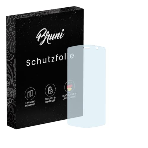 Bruni Screen Protector compatible with Urovo CT58S Protector Film, crystal clear Protective Film (2X)