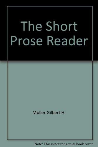 The Short Prose Reader 0070439958 Book Cover