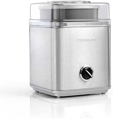 Cuisinart ICE30BCE Ice Cream Maker 2 L, Creamy Ice Cream, Sorbets...