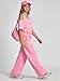 Kxuryueo Girls Fashion Two Piece Outfit Off Shoulder Shirt and Wide Leg Pants Set Size 11 12