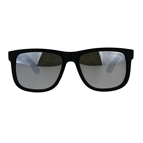 Polarized Kush Mens Rectangular Color Mirror Lens Sport Horn Rim Sunglasses2