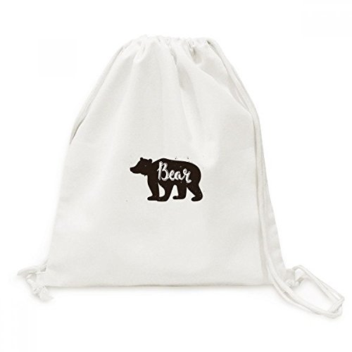 Sac de voyage ours noir et blanc pour remplacer les sacs plastiques rigides