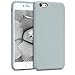 kwmobile Hülle kompatibel mit Apple iPhone 6 Plus / 6S Plus - Hülle Silikon gummiert - Handyhülle - Handy Case in Hellgrau matt