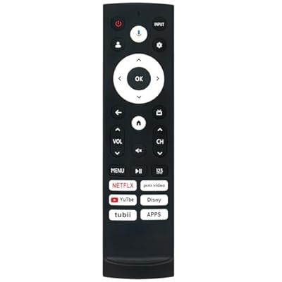Voice Replacement Remote Control Applicable for Hisense U7 U8 Series Mini-LED ULED 4K Google TV 55U8K 65U8K 75U8K 85U8K 100U8K 55U7K 65U7K 75U7K 85U7K 85U88KM 75U88KM 65U88KM 55U88KM