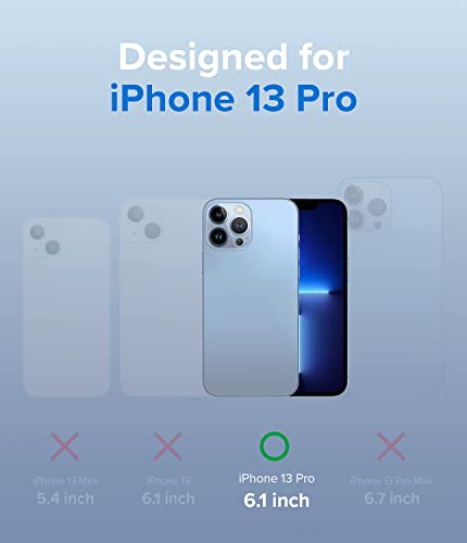 Image of PULOKA iPhone 13 Pro Leather Cover Electroplated Back Case Royal Diamond Specially Designed Cover for Apple iPhone 13 PRO 6.1 inchinch - Sierra Blue