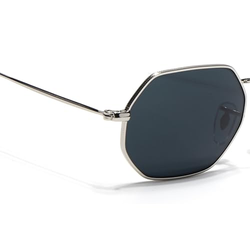 Image of Voyage UV Protection & Gradient Hexagonal Sunglasses for Men & Women