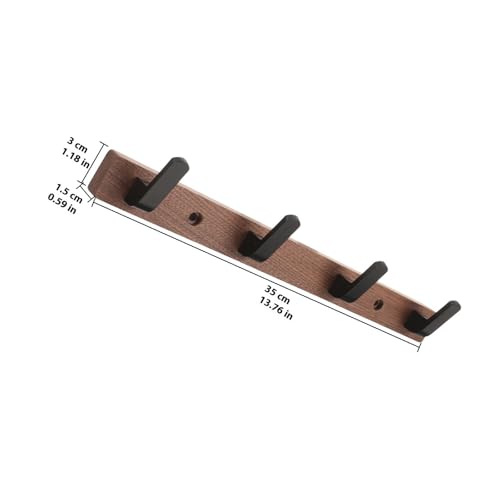 Perchero de pared de madera moderno para organizar la ropa del dormitorio 3