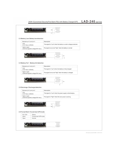 Alimentation à découpage LAD-240 avec fonction onduleur UPS intégrée - 5