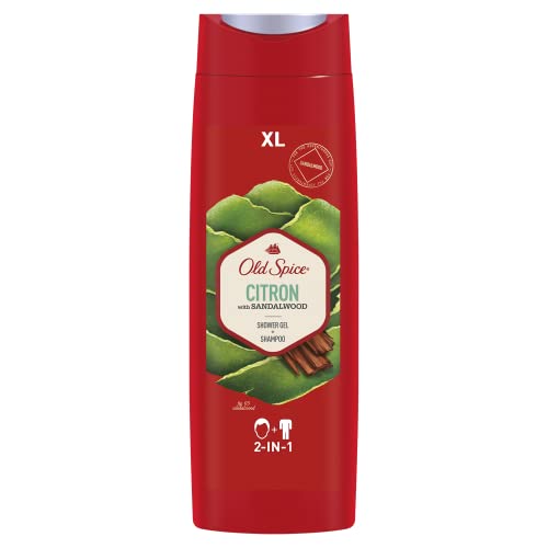 Old Spice Citron - Gel De Ducha Y Champú Para Hombres, 400 ml